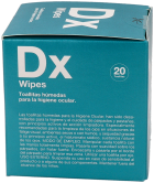 Dx Wipes Toallitas para Limpieza Ocular 20 Unidades