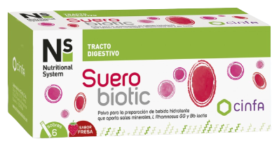 NS Florabiotic Sueropro+ Fresa 6 Sobres