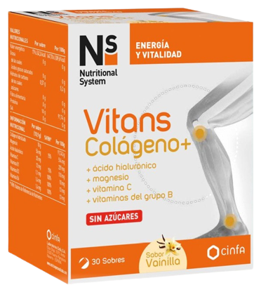 NS Vitans Colágeno+ Vainilla 30 Sobres