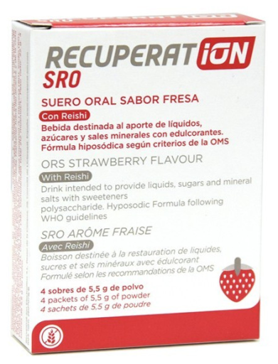 S.R.O Suero Oral Sobres Fresa 4 Sticks