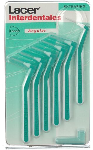 Interdental Cepillo Cilíndrico Angular Extrafino