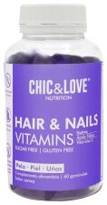 Wellness Hair&Nails Vitamins 60 Gominolas