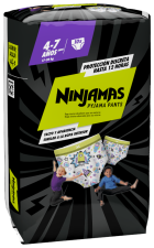 Ninjama Ropa Interior Absorbente 4 a 7 Años 10 Unidades