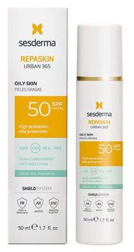 Repaskin Urban 365 Protector para Pieles Grasas SPF 50 50 ml