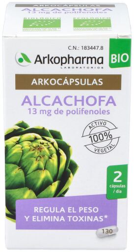 Arkocápsulas Alcachofa Bio 130 Cápsulas