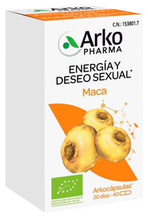 Arkocápsulas Maca Bio 40 Cápsulas