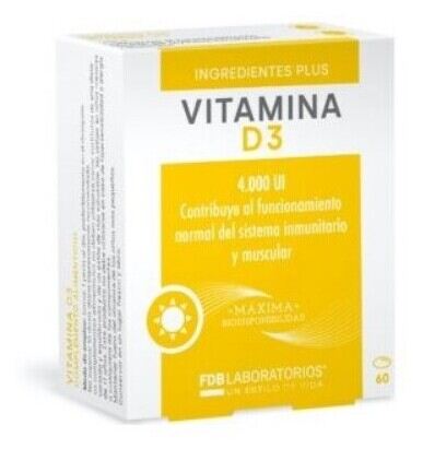 Vitamina D3 4000 Ui 60 Perlas