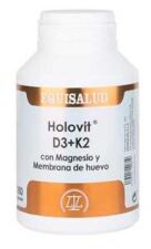 Holovit D3+K2 Con Magnesio Y Membrana Huevo 180 Cápsulas