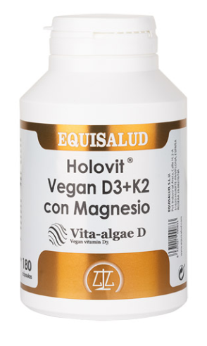 Holovit Vegan D3+K2 Con Magnesio 180 Cápsulas