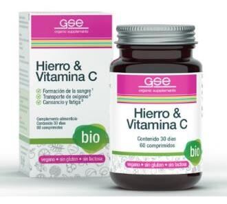 Hierro+ Vitamina C 60 Comprimidos