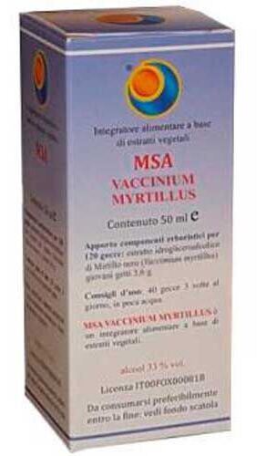 Msa Vaccinium Myrtillus Brotes Arandano 50 ml