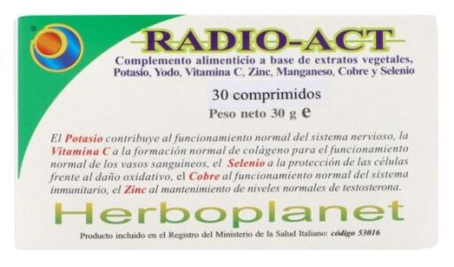 Radio-Act 30 Comprimidos