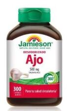 Ajo Desodorizado 500 mg 300 Cápsulas