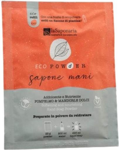 EcoPowder Jabón Manos en Polvo Pomelo 25 gr