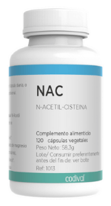 Nac N-Acetil-Cisteina 120 Cápsulas