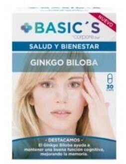 Basics Ginkgo Biloba 30 Cápsulas