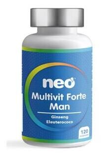 Multivit Forte Man Ginseng Eleuterococo 120 Comprimidos