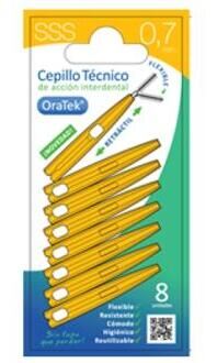 Cepillo Interdental Retractil 0,7 mm 8 Unidades