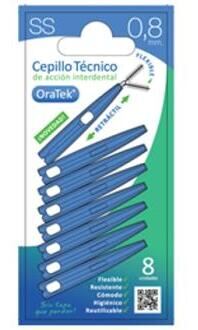 Cepillo Interdental Retractil 0,8 mm 8 Unidades