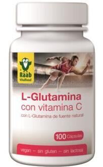 L-Glutamina Con Vitamina C 100 Cápsulas