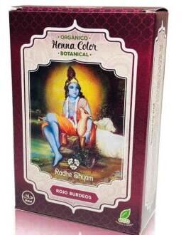 Henna Color Botanical Tinte en Polvo Rojo Burdeos 100 gr