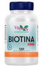 Biotina 2000 mcg 120 Cápsulas Vegetales