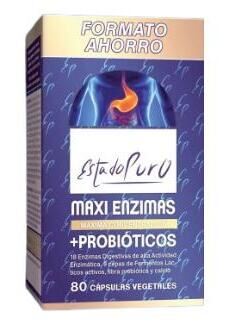 Maxi Enzimas Con Probióticos 80 Cápsulas