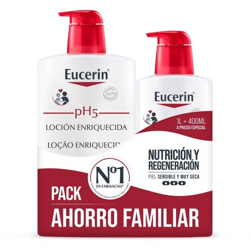 Family Pack Loción Enriquesida 1 L + 400 ml