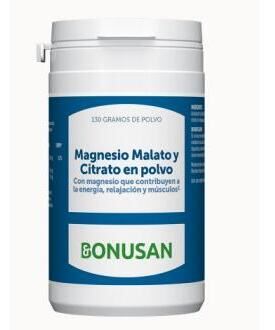 Magnesio Malato y Citrato Polvo 130 gr