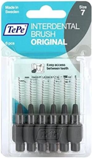 Cepillo Interdental 1,3 Gris 6 Unidades