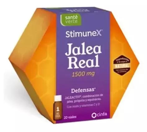 Stimunex Jalea Real 1500 mg Defensas 20 Viales