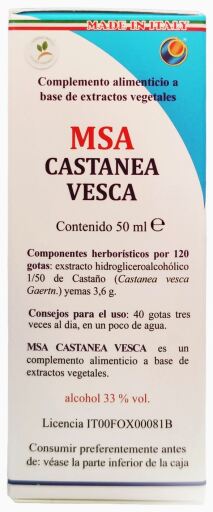 Msa Castanea Vesca Yemas 50 ml