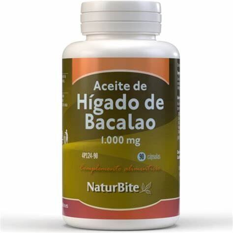 Aceite de Hígado de Bacalao 1000 mg 90 Cápsulas