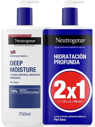 Hidratación Profunda Loción Corporal Piel Seca 2x750 ml