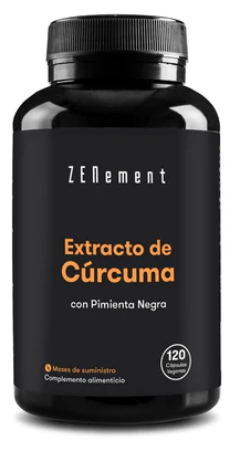 Extracto de Cúrcuma con Pinienta Negra 120 Cápsulas