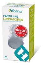 Cuidado Bucodental Pastillas Limpiadoras Prótesis Dentales 64+32 Uds