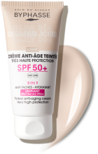 Crema Facial Antiedad Con Color SPF50+ 50 ml