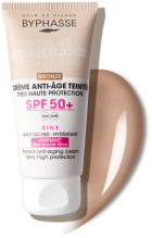 Crema Facial Antiedad Con Color SPF50+ 50 ml