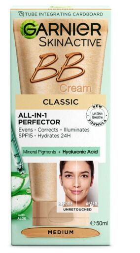 SkinActive BB Cream Classic Tono Medium SPF15 50 ml