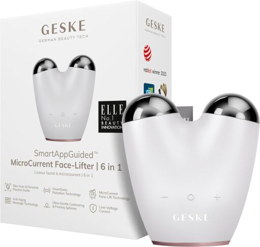 Smart App Guided Lifting Facial Microcorriente 6 En 1 Blanco