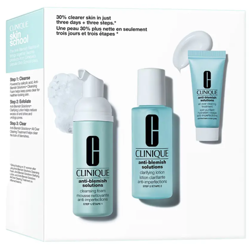 Anti-Blemish Solutions 3-Step Skin Care System Estuche 3 Piezas