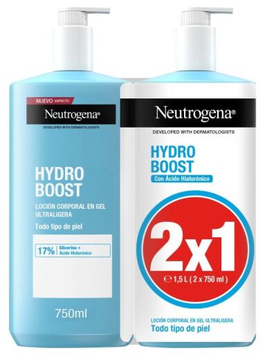 Hydro Boost Loción Corporal en Gel Pack 2X750 ml