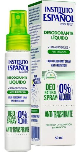 Anti Irritación Desdodorante Líquido Spray 50 ml