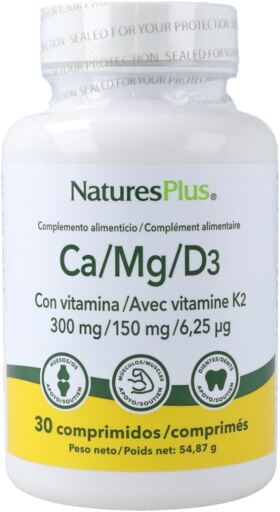 Ca/Mg/D3+K2 30 Comprimidos