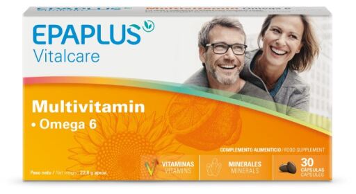 Vitalcare Duplo Multivitamin Omega 6 2 x 30 Cápsulas