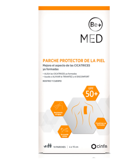 Med Parche Protector de la Piel 10 Parches 15 Cm X 4 Cm