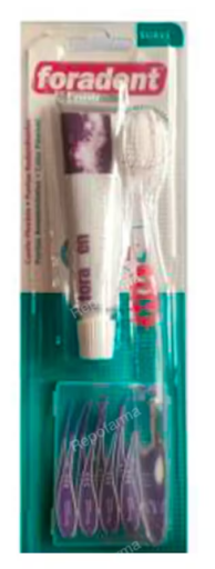 Kit Dental Cepillo+Interdental+Blanqueador