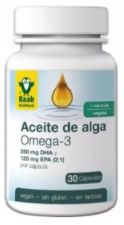 Aceite De Alga Omega 3 1183Mg 30 Cápsulas