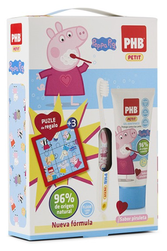 Pack Peppa Pig Cepillo Plus + Dentífrico 50 ml + Regalo