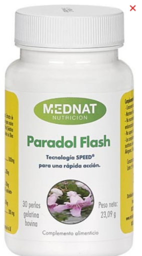 Paradol Flash 30 Perlas